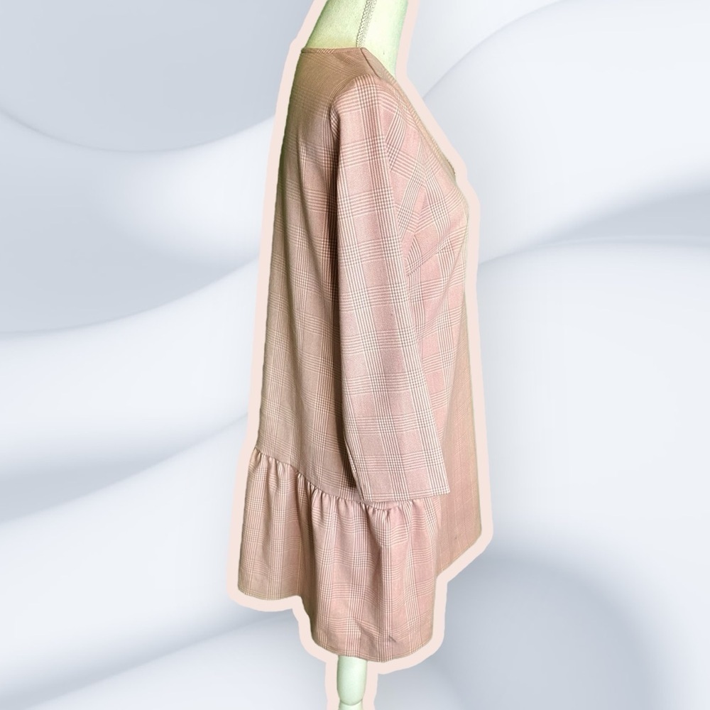 Hatch Pink Plaid ‘Heidi’ Maternity Dress Size 0 ASO Meghan McCain - Picture 10 of 16